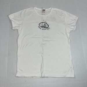 VTG Opie Gone Bad Band Tee Women's XL Signed Autographed Short Sleeve White